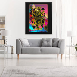 Pink Queen of Spades - Thedopeart