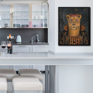 Queen of Lions - Thedopeart Canvas