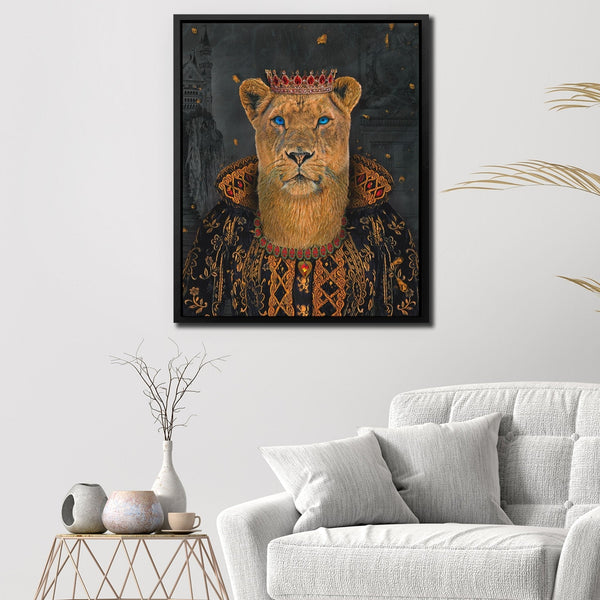 Queen of Lions - Thedopeart Canvas