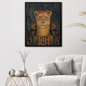 Queen of Lions - Thedopeart Canvas