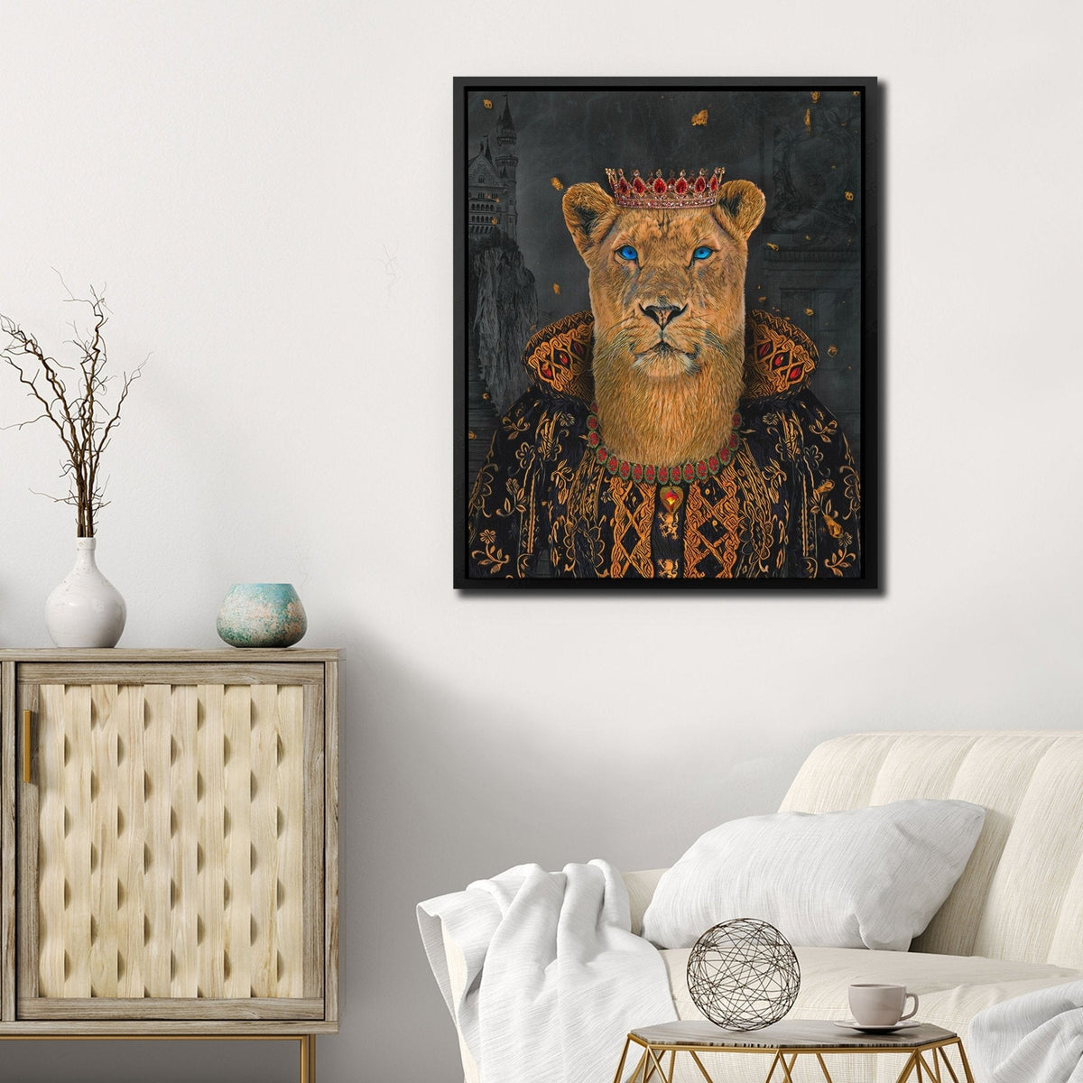 Queen of Lions - Thedopeart Canvas