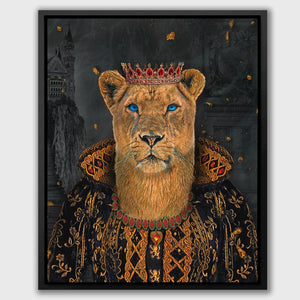 Queen of Lions - Thedopeart Canvas