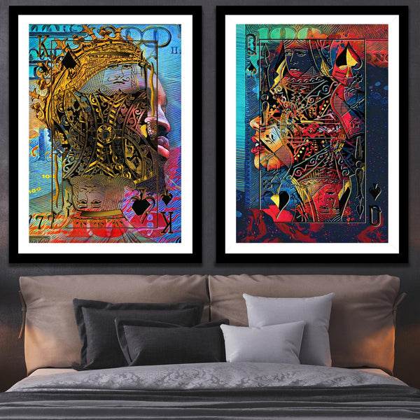 Royal Couple Semi-Gloss Prints - Thedopeart Prints