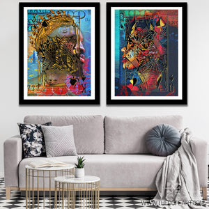 Royal Couple Semi-Gloss Prints - Thedopeart Prints