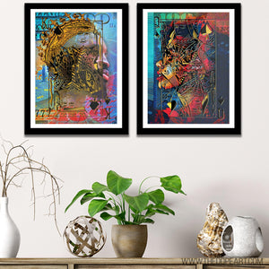 Royal Couple Semi-Gloss Prints - Thedopeart Prints