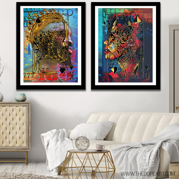 Royal Couple Semi-Gloss Prints - Thedopeart Prints
