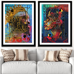 Royal Couple Semi-Gloss Prints - Thedopeart Prints