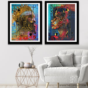 Royal Couple Semi-Gloss Prints - Thedopeart Prints