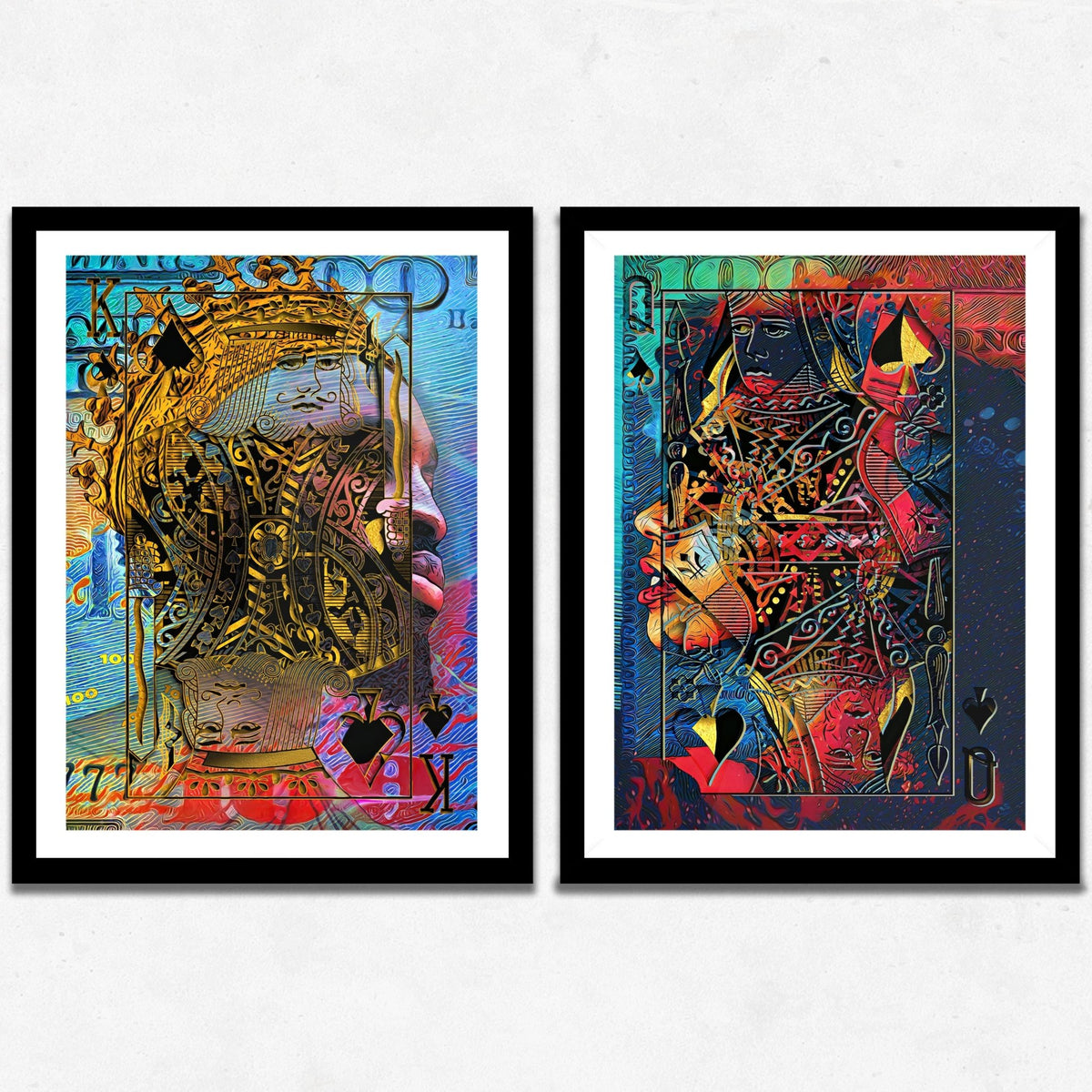Royal Couple Semi-Gloss Prints - Thedopeart Prints