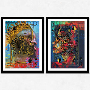 Royal Couple Semi-Gloss Prints - Thedopeart Prints