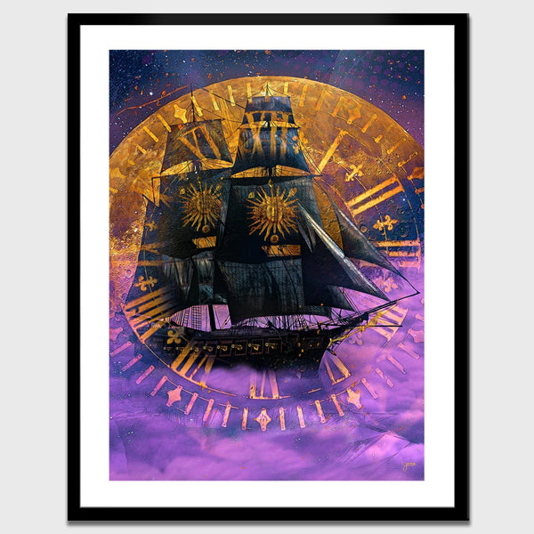 Lost in the Clouds Semi-gloss Print - Thedopeart Prints