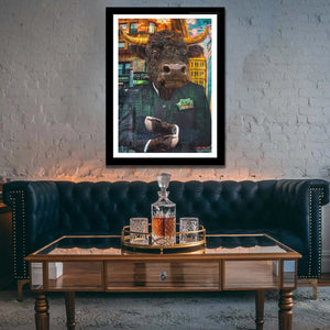 Seeing Green Semi-gloss Print - Thedopeart Prints