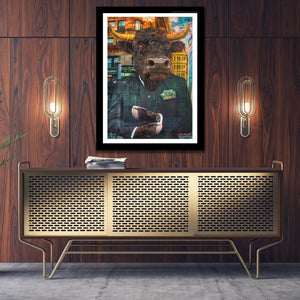 Seeing Green Semi-gloss Print - Thedopeart Prints