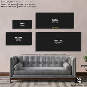 Cash is King - 100 Dollar Bill - Thedopeart Canvas