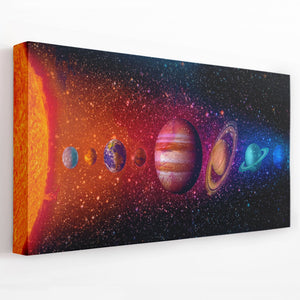 The Solar System - Thedopeart Canvas