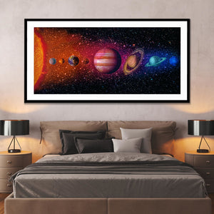 The Solar System Semi-gloss Print - Thedopeart Prints