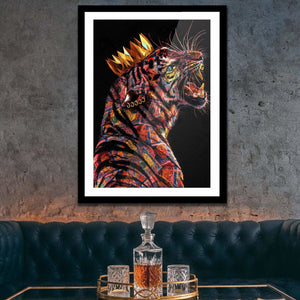 Tiger King Semi-gloss Print - Thedopeart Prints