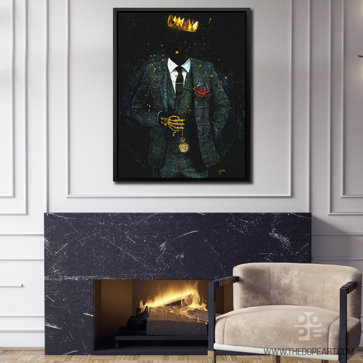 Time is King - Thedopeart Canvas