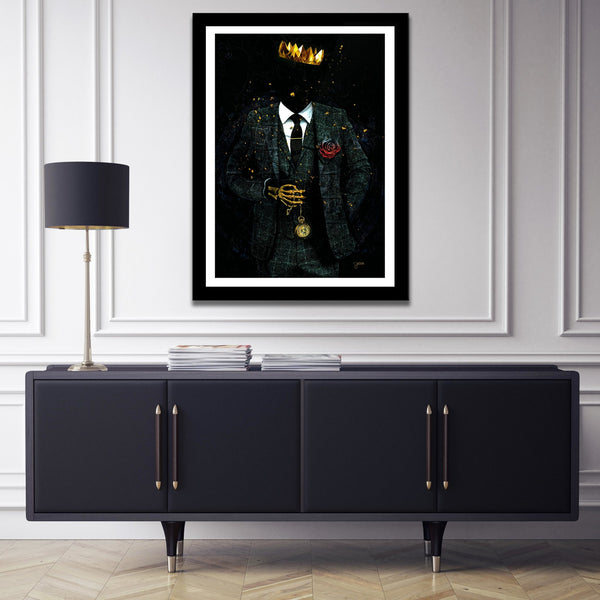 Time is King Semi-gloss Print - Thedopeart Prints