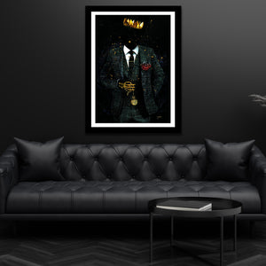 Time is King Semi-gloss Print - Thedopeart Prints