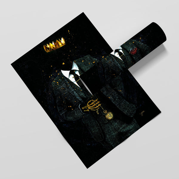 Time is King Semi-gloss Print - Thedopeart Prints