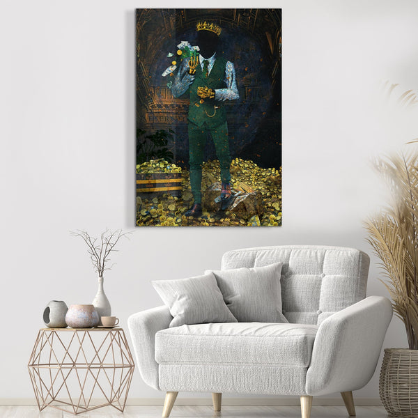 Time Is Money Acrylic Print - Thedopeart Acrylic