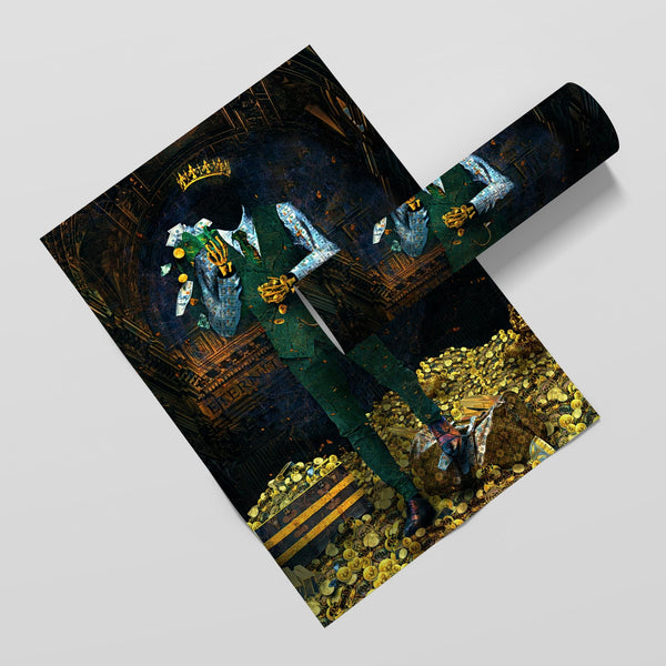 Time is Money Semi-gloss Print - Thedopeart Prints