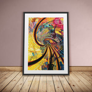 Trippy Spiral Semi-gloss Print - Thedopeart Prints