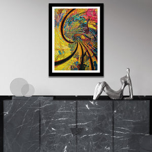 Trippy Spiral Semi-gloss Print - Thedopeart Prints