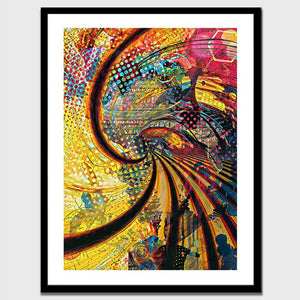 Trippy Spiral Semi-gloss Print - Thedopeart Prints