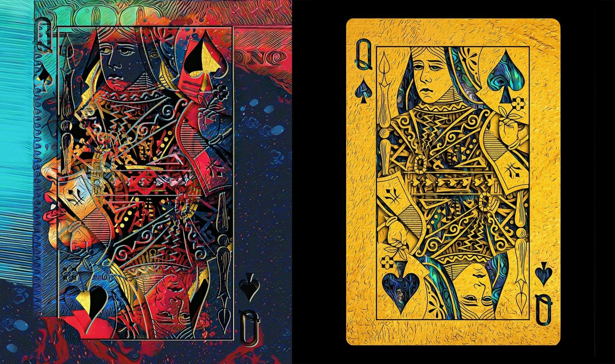 Queen Of Spades Card