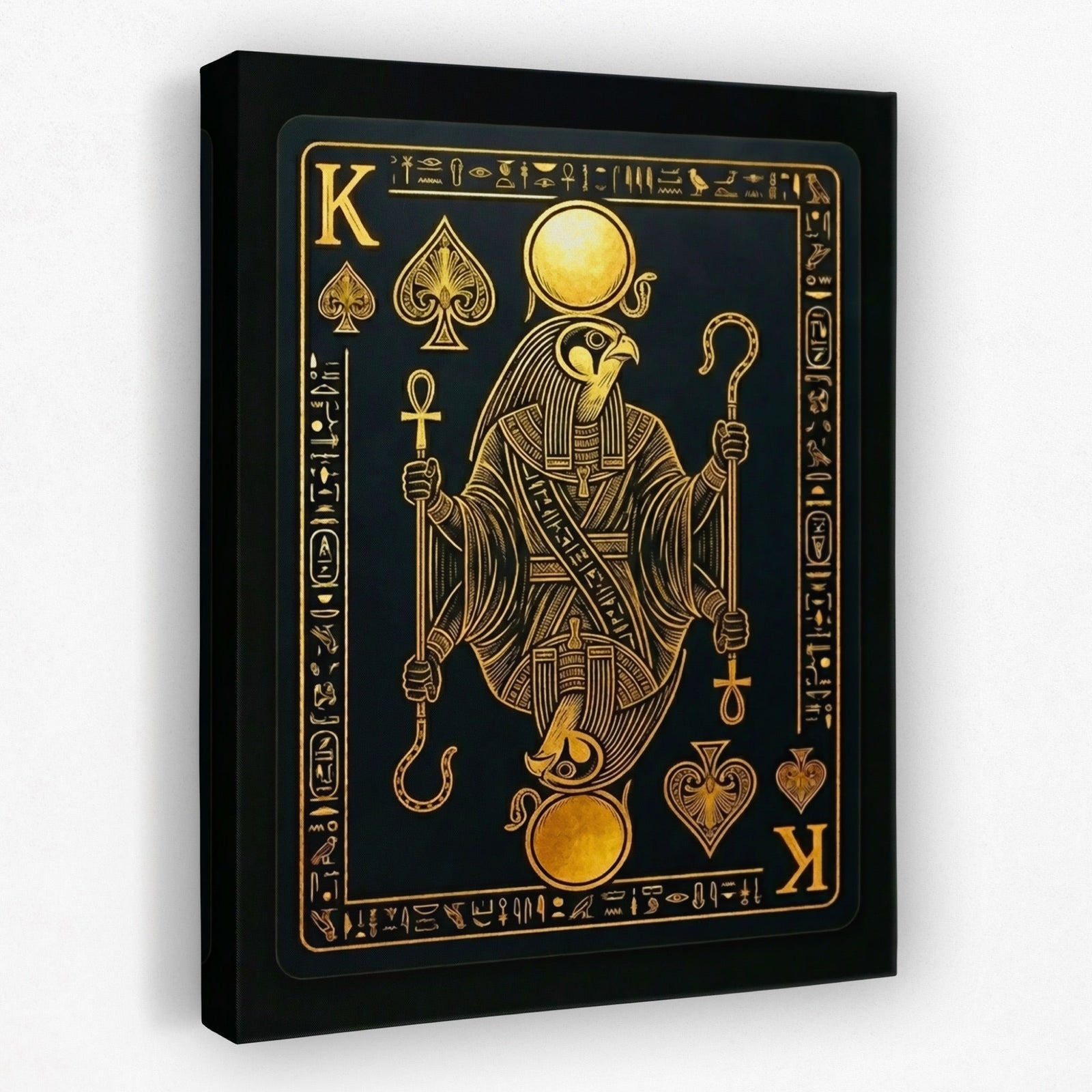 King of Spades Poker Card Wall Art