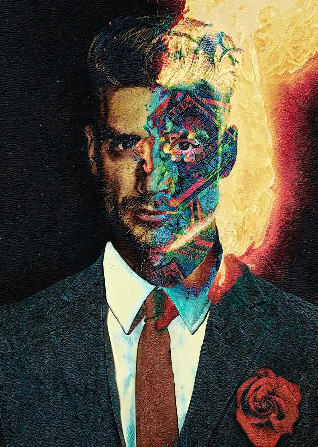 Portrait of Jesse Johnson, American artist