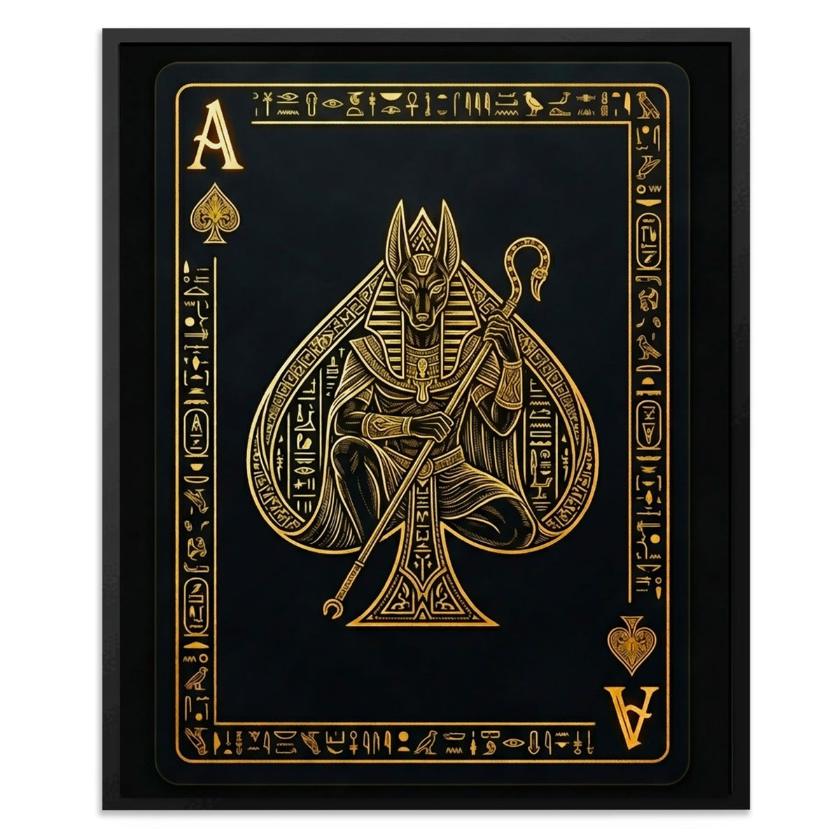 Ace Of Spades Egyptian Card - Thedopeart