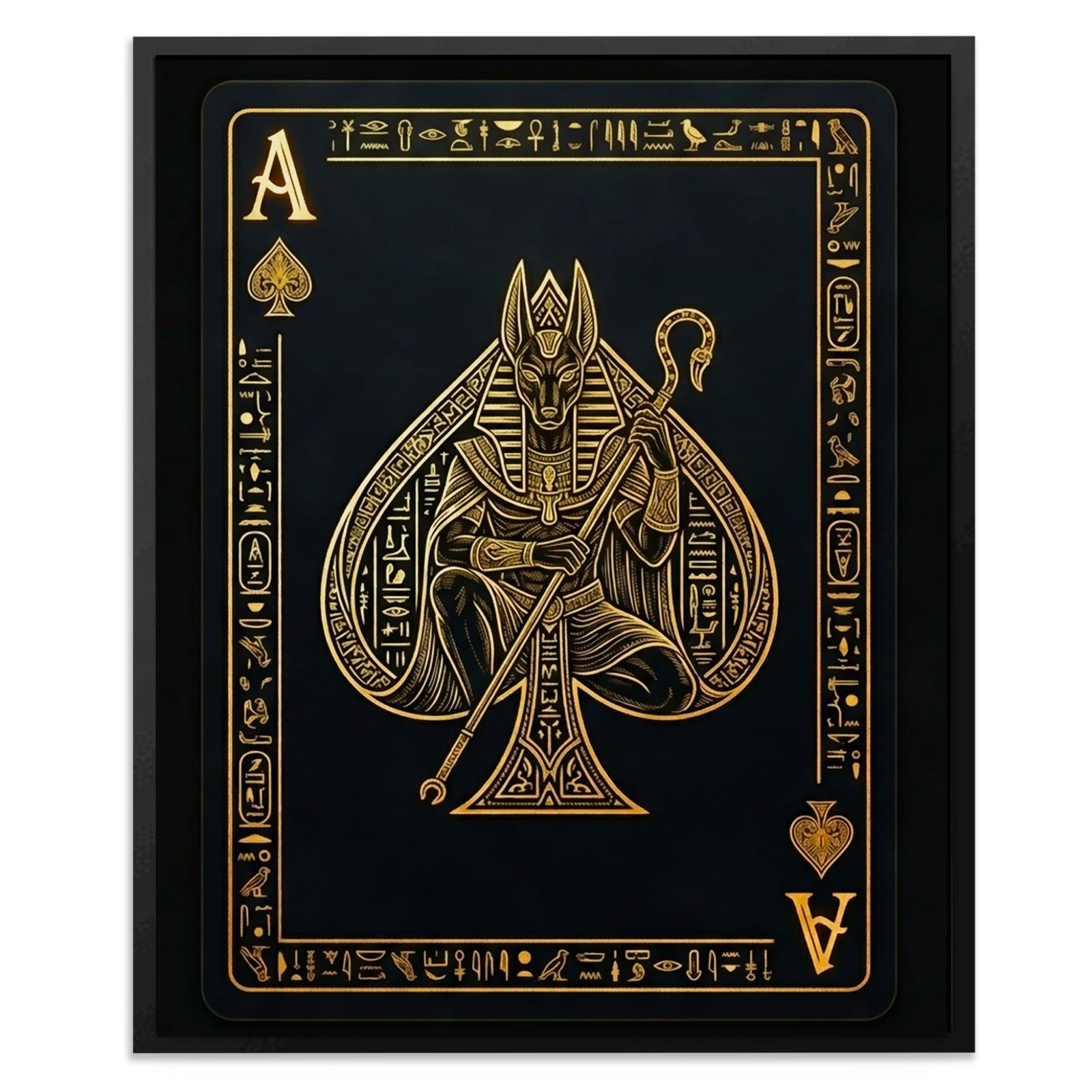 Ace Of Spades Egyptian Card - Thedopeart