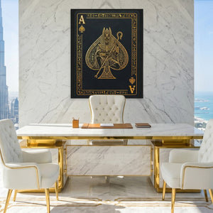 Ace Of Spades Egyptian Card - Thedopeart