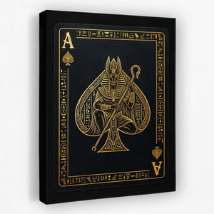 Ace Of Spades Egyptian Card