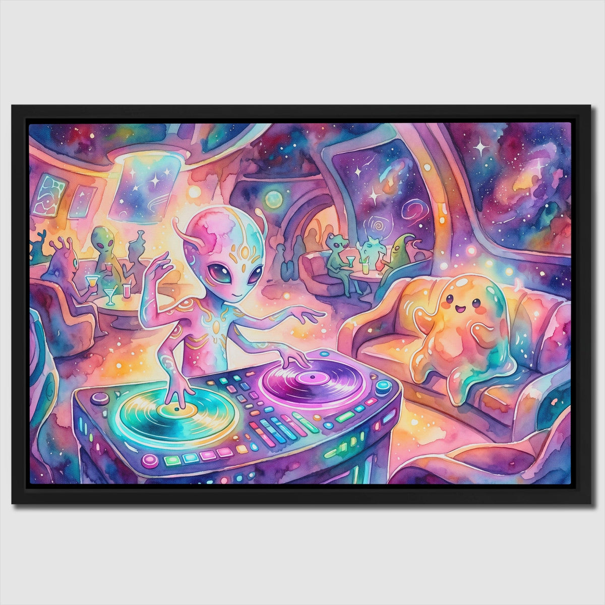 Alien DJ Spaceship