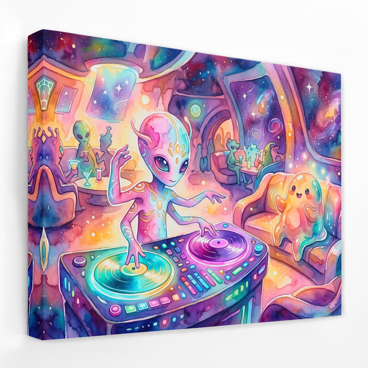 Alien DJ Spaceship