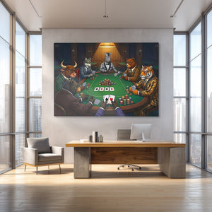Animal Poker Night - Thedopeart