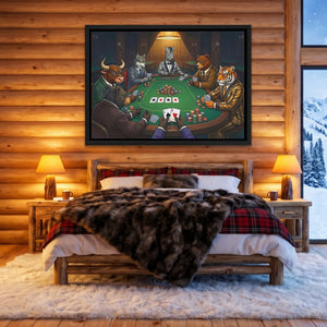 Animal Poker Night - Thedopeart