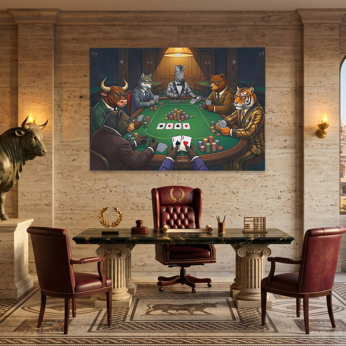 Animal Poker Night