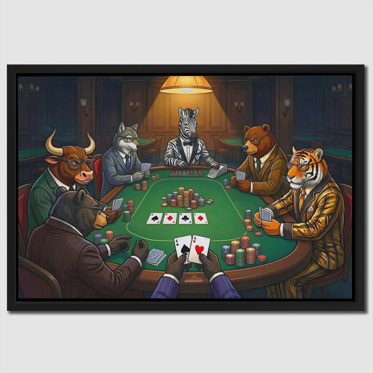 Animal Poker Night