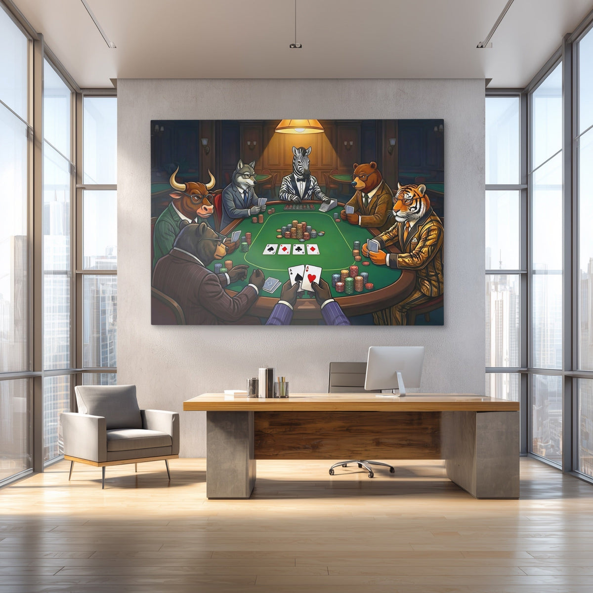 Animal Poker Night