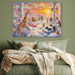 Animals Heavenly Sunset - Thedopeart