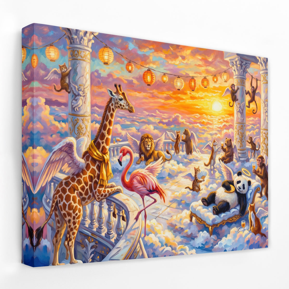 Animals Heavenly Sunset - Thedopeart