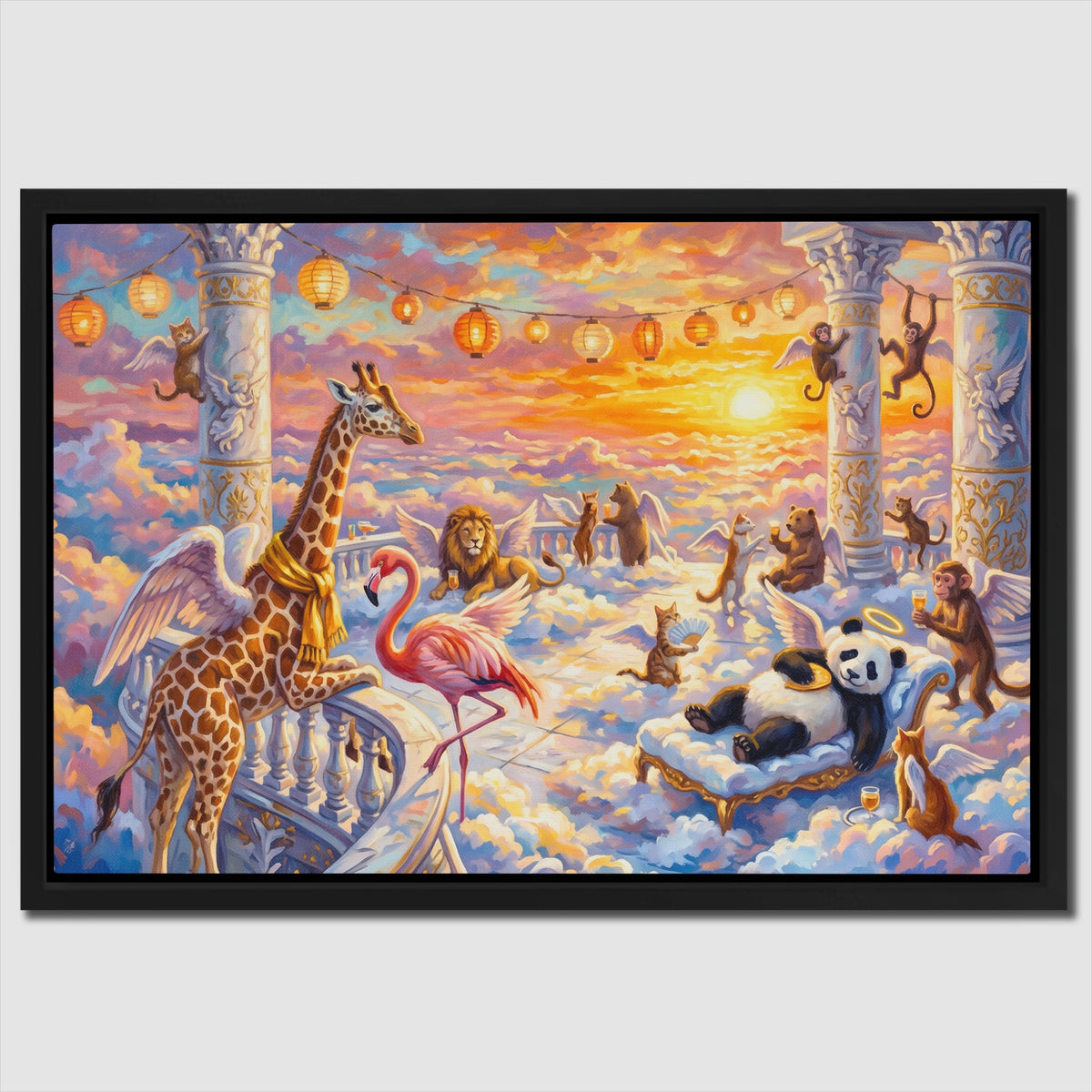 Animals Heavenly Sunset - Thedopeart