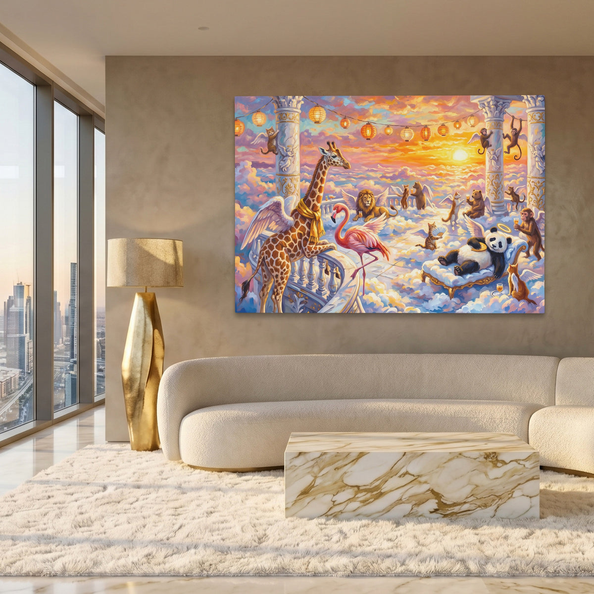 Animals Heavenly Sunset - Thedopeart