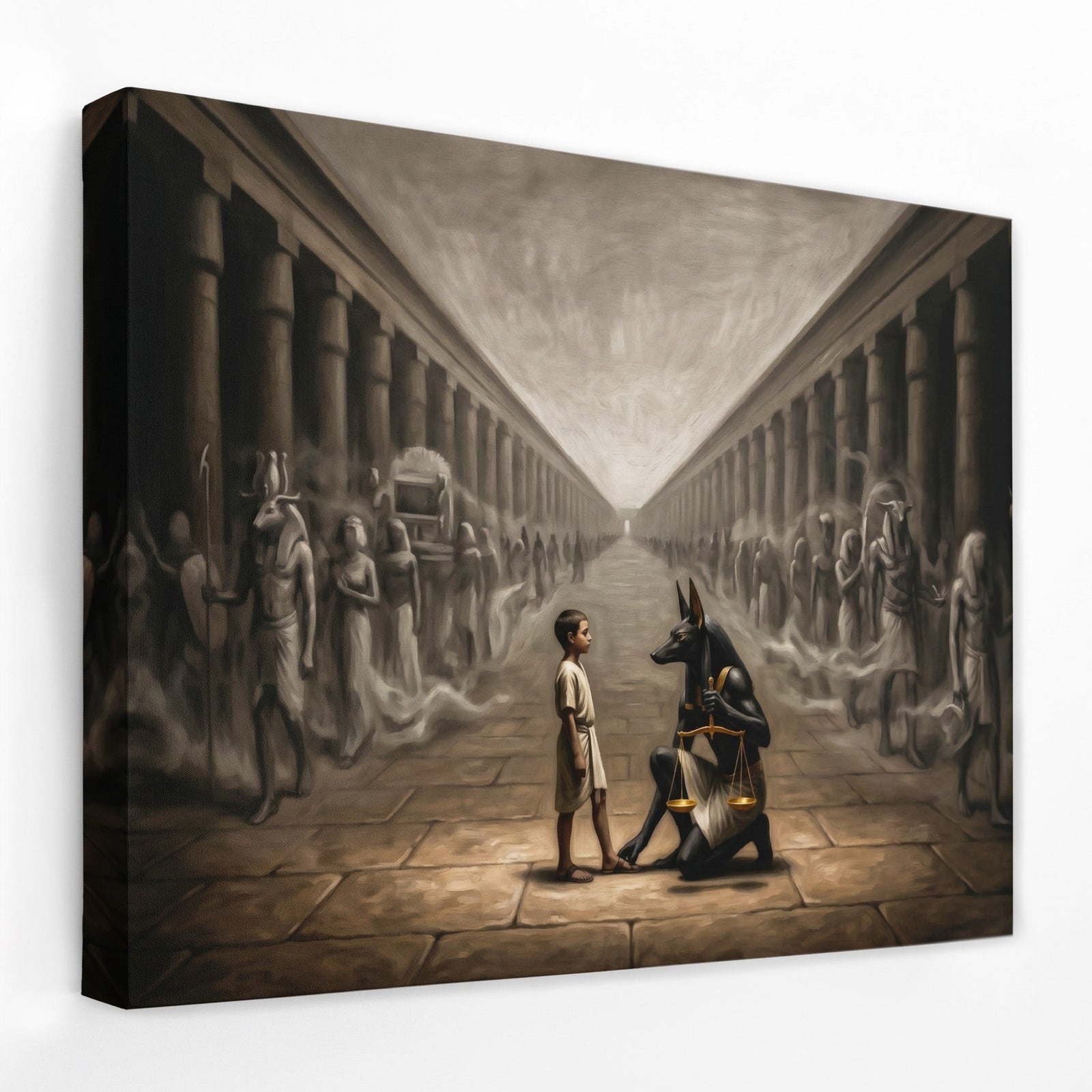 Anubis Columned Procession - Thedopeart
