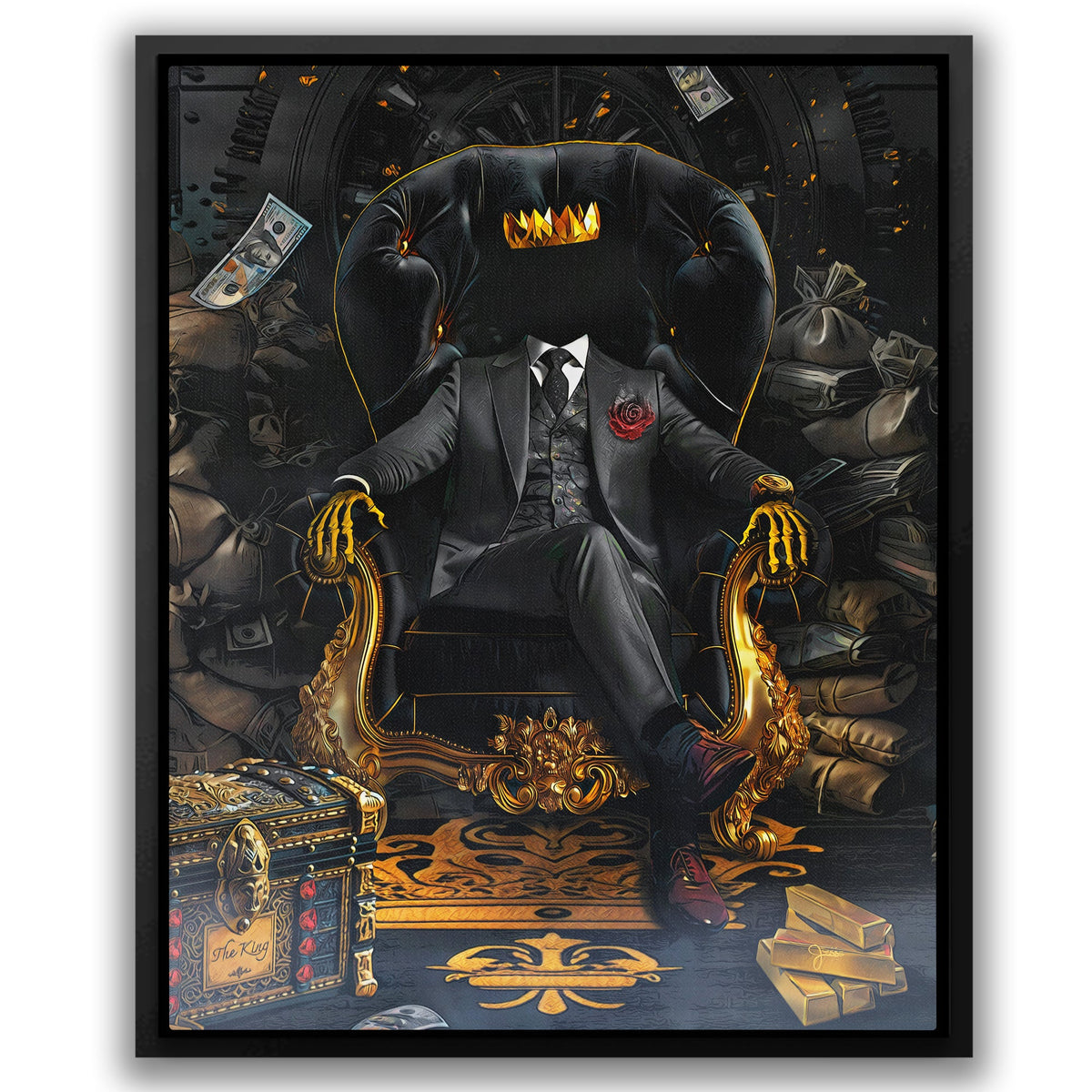Bank Vault King - Thedopeart